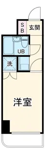 ホーユウコンフォルト神奈川新町【3階】の間取り