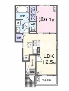 エス ウィステリア I【1階】の間取り