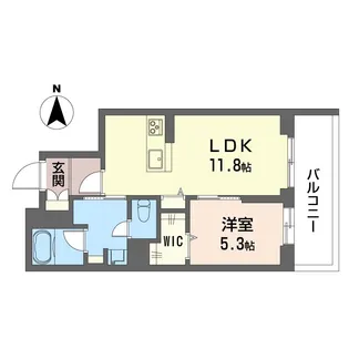 ブランニューディズ【1階】の間取り