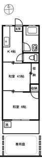 政泉ハイツ【1階】の間取り