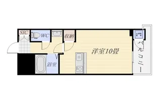 リバービュー102【9階】の間取り