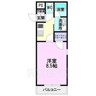ジュエルズコート【1階】の間取り