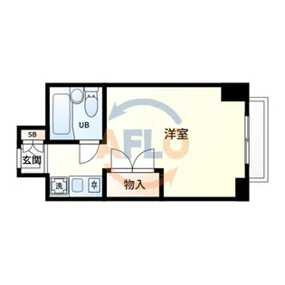 ノイメゾン堀江【6階】の間取り