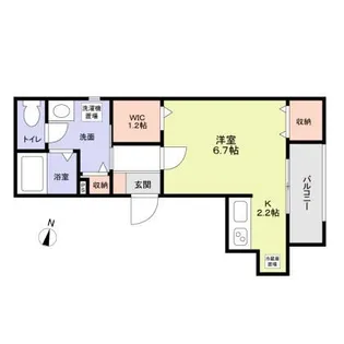 Grand Bleu Maison【2階】の間取り