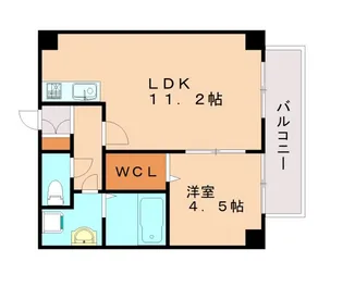 フォルモント須磨【1階】の間取り