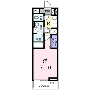 レスプランディール岸根公園【1階】の間取り