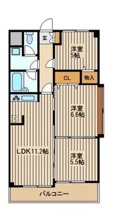 シャトー本多【3階】の間取り