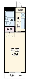 愛知カレッジタウン D棟【1階】の間取り