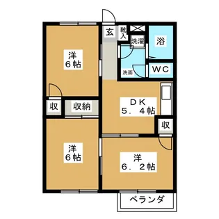 シンセリティーヒルズ【1階】の間取り