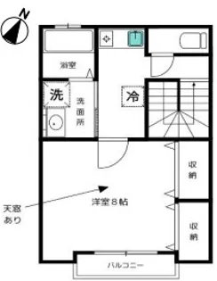 グランレーヴ【2階】の間取り