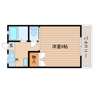 フレッシュハイツ20【2階】の間取り