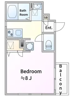 クレセノーヴァ【1階】の間取り