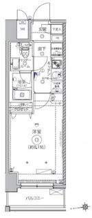 クレイシア秋葉原【6階】の間取り