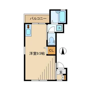 ベルサークル北新宿【3階】の間取り
