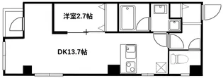 小川町1163ビル【5階】の間取り
