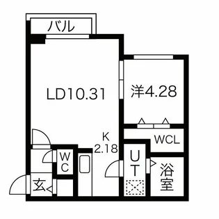 NS ASABU【2階】の間取り