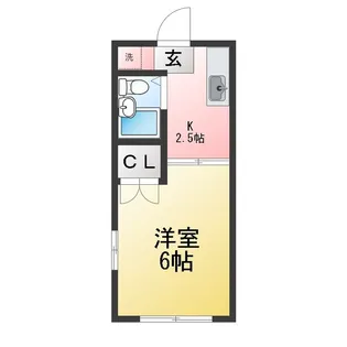 ルネショウナン【2階】の間取り
