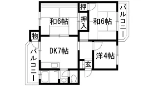 宝塚安倉5号棟【2階】の間取り