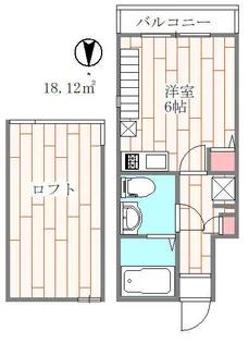 カスティーロ小金井本町22【1階】の間取り