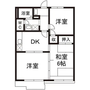 カーサソルジアーテC棟【2階】の間取り
