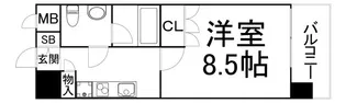 アーバンエース関目パル【13階】の間取り