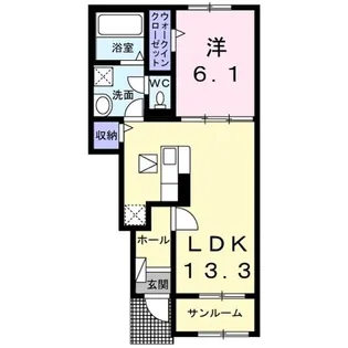 アイランドヒルズ神栖III【1階】の間取り