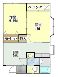 グリーンシティHIRO【1階】の間取り