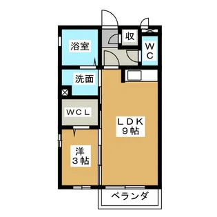 神山ヒルズ【2階】の間取り