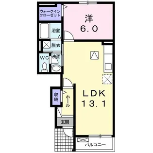 サンフラワー【1階】の間取り