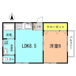 パークサイドイシハラ【2階】の間取り