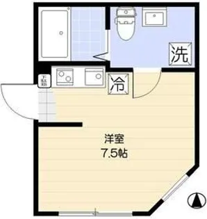 ユニヴェール西新井【3階】の間取り