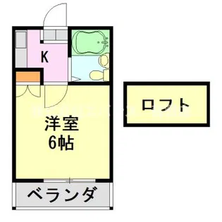 ラダトーム【1階】の間取り