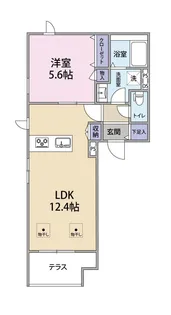 Fort Aristo【1階】の間取り
