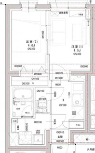 ラヴィエール荏原中延(ラヴィエールエバラナカノブ)【2階】の間取り