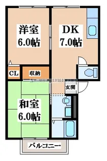 サンビレッジ・なかもり【2階】の間取り
