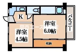 ビレッジハウス水島【1階】の間取り