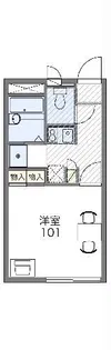 レオパレスグランチャ【1階】の間取り