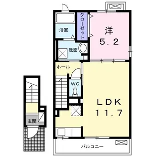 エルシェアート【2階】の間取り