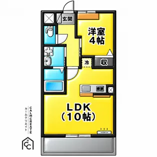 プランドール・KII(prendre・KII)【1階】の間取り