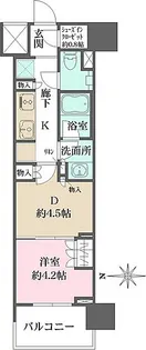 ザ・パークハウスアーバンス渋谷【5階】の間取り