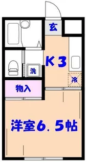 ランスフィールド本八幡【1階】の間取り