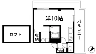 吉永ビル鼓ヶ滝駅前【4階】の間取り