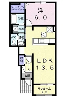 アポロン B【1階】の間取り