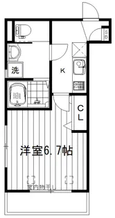 山の手二番館【2階】の間取り