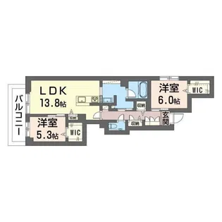 フォース アルカナ【2階】の間取り