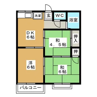 コーポ鈴木【2階】の間取り