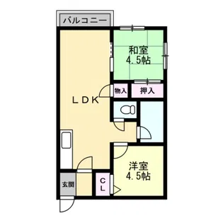 コートNAO【2階】の間取り