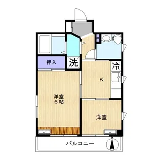 ベクエーム常盤【4階】の間取り