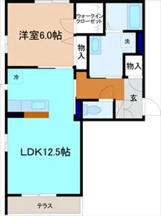 SH・サザンビレッジ新庄【2階】の間取り