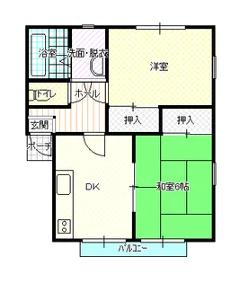 ウェルフェア静(シズ)【2階】の間取り